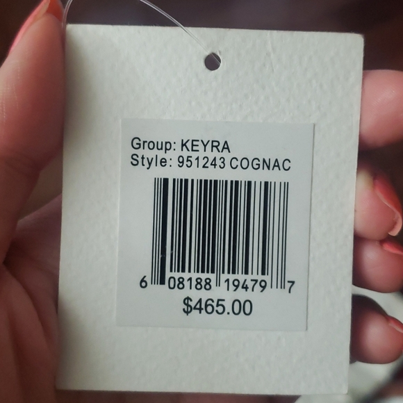 BADGLEY MISCHKA 'KEYRA' SATCHEL in Cognac - Picture 8 of 9